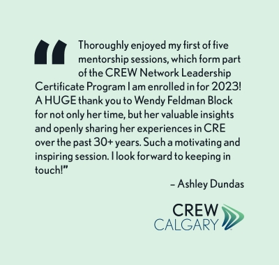 Ashley Dundas 2023 CREW Network Leadership Certificate Program