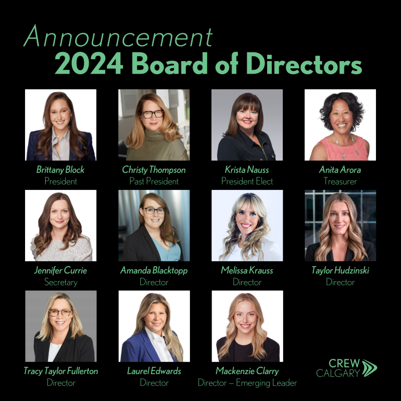 2024 Board of Directors Announcement Graphic